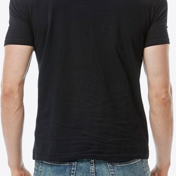 Notched Neck Short Sleeve Tee - Picture 4 of 6